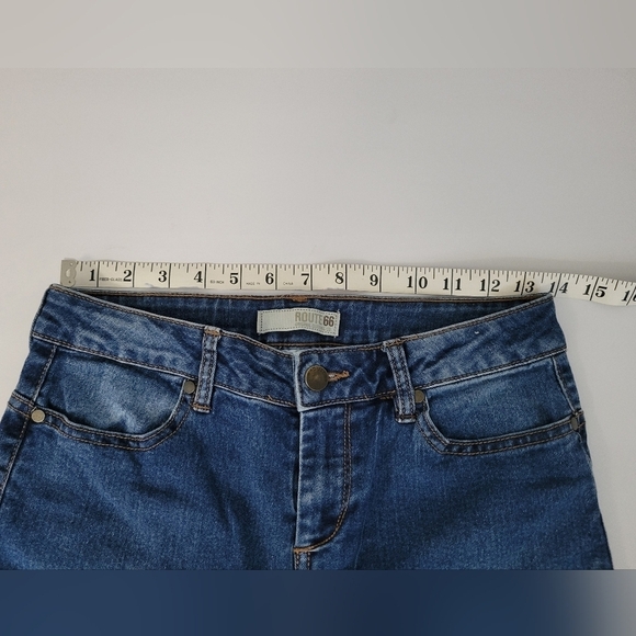 Route66 straight leg midrise dark wash jeans - Picture 6 of 7